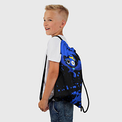 Рюкзак-мешок Радужные друзья: Синий, цвет: 3D-принт — фото 2