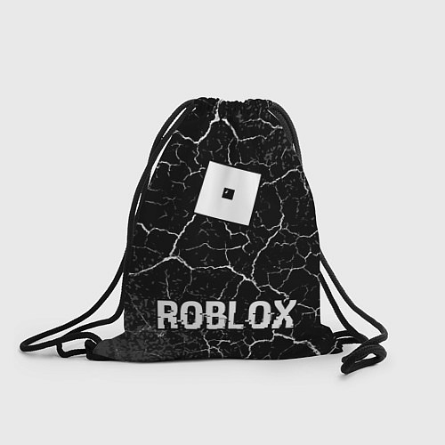 Мешок для обуви Roblox glitch на темном фоне: символ, надпись / 3D-принт – фото 1