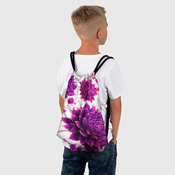 Рюкзак-мешок Яркие цветочные бутоны, цвет: 3D-принт — фото 2