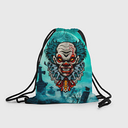 Рюкзак-мешок Злой клоун - хэллоуин, цвет: 3D-принт