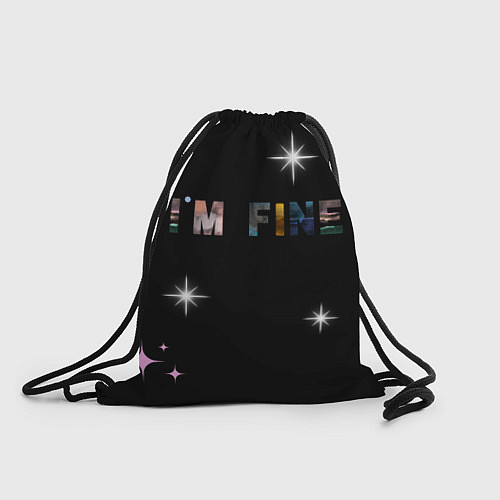 Мешок для обуви Надпись / 3D-принт – фото 1