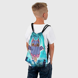 Рюкзак-мешок Летучая мышь на палочке, цвет: 3D-принт — фото 2