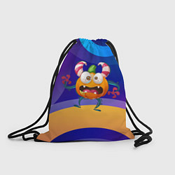 Рюкзак-мешок Веселая тыква, цвет: 3D-принт