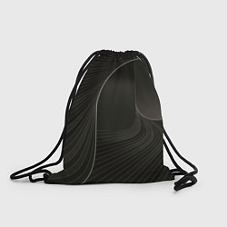 Рюкзак-мешок Чёрная спираль, цвет: 3D-принт