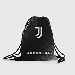 Мешок для обуви Juventus sport на темном фоне: символ, надпись