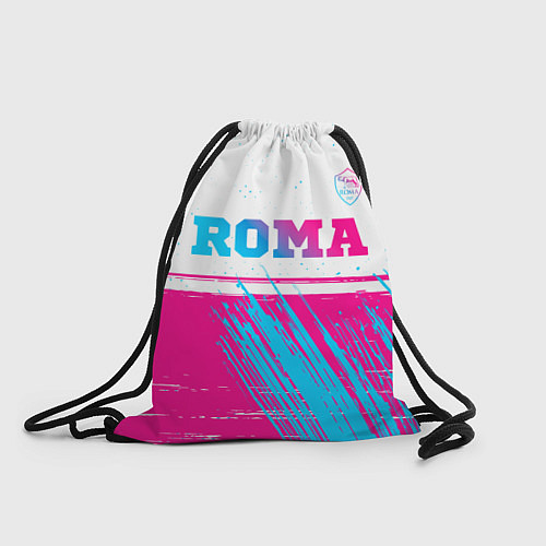 Мешок для обуви Roma neon gradient style: символ сверху / 3D-принт – фото 1