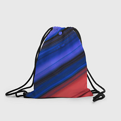 Рюкзак-мешок Синий и красный песок, цвет: 3D-принт