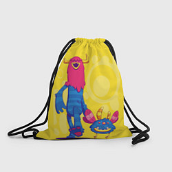 Рюкзак-мешок Мой лучший друг-монстр, цвет: 3D-принт
