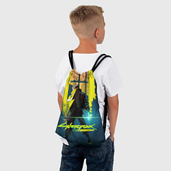 Рюкзак-мешок Cyberpunk Edgerunners, цвет: 3D-принт — фото 2