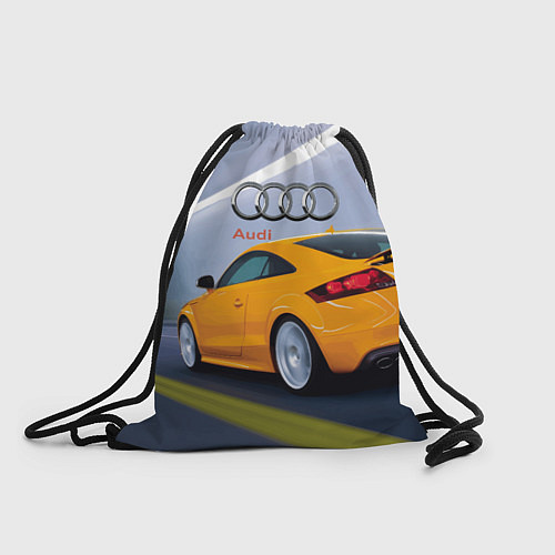 Мешок для обуви Audi TT мчится в тоннеле / 3D-принт – фото 1