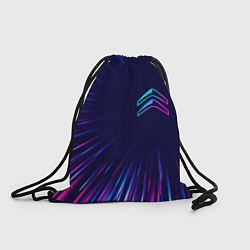 Рюкзак-мешок Citroen neon speed lines, цвет: 3D-принт