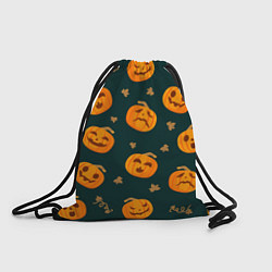 Рюкзак-мешок Хэллоуинские тыквы, цвет: 3D-принт