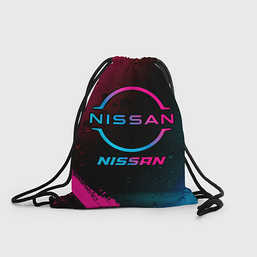 Мешок для обуви Nissan - neon gradient / 3D-принт – фото 1