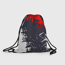 Рюкзак-мешок Абстрактные брызги, цвет: 3D-принт
