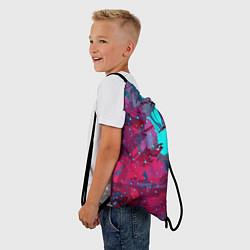 Рюкзак-мешок Смешанные краски, цвет: 3D-принт — фото 2