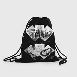 Рюкзак-мешок Эстетика токийских мстителей, цвет: 3D-принт