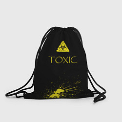 Рюкзак-мешок TOXIC - Биологическая опасность, цвет: 3D-принт