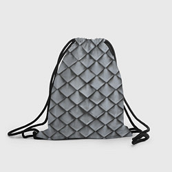 Рюкзак-мешок Металлическая черепица - текстура, цвет: 3D-принт