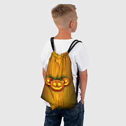 Рюкзак-мешок Тыквы-Хэллоуин, цвет: 3D-принт — фото 2