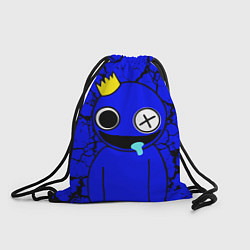 Рюкзак-мешок Радужные друзья персонаж Синий, цвет: 3D-принт