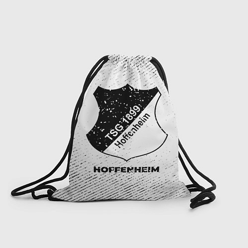 Мешок для обуви Hoffenheim с потертостями на светлом фоне / 3D-принт – фото 1