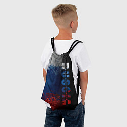 Рюкзак-мешок Флаг Russian Federation, цвет: 3D-принт — фото 2