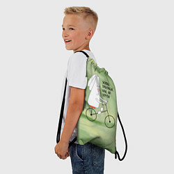 Рюкзак-мешок Как ни крути!, цвет: 3D-принт — фото 2