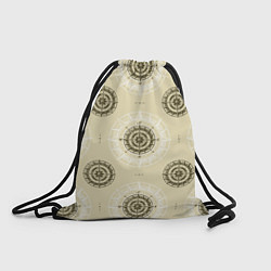 Рюкзак-мешок Винтажный компас, цвет: 3D-принт