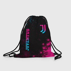 Мешок для обуви Juventus - neon gradient: надпись, символ