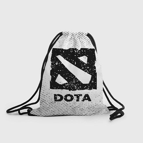 Мешок для обуви Dota с потертостями на светлом фоне / 3D-принт – фото 1