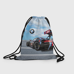 Рюкзак-мешок BMW racing team - Motorsport - M Performance, цвет: 3D-принт