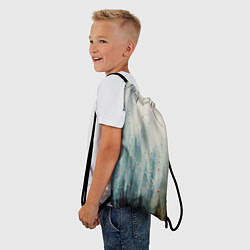 Рюкзак-мешок Абстрактные водянистые паттерны и краски, цвет: 3D-принт — фото 2