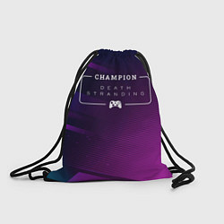 Рюкзак-мешок Death Stranding gaming champion: рамка с лого и дж, цвет: 3D-принт