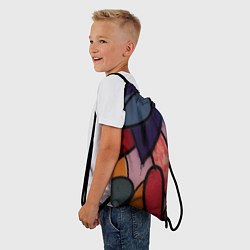 Рюкзак-мешок Граффити сердца, цвет: 3D-принт — фото 2