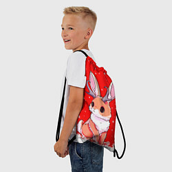Рюкзак-мешок Кролик олень - кролик с рожками, цвет: 3D-принт — фото 2