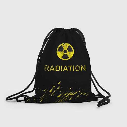 Мешок для обуви Radiation - радиационная опасность / 3D-принт – фото 1