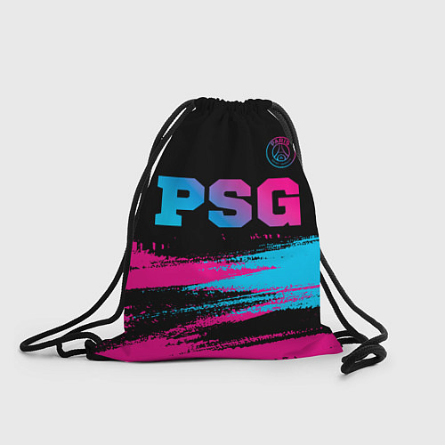 Мешок для обуви PSG - neon gradient: символ сверху / 3D-принт – фото 1