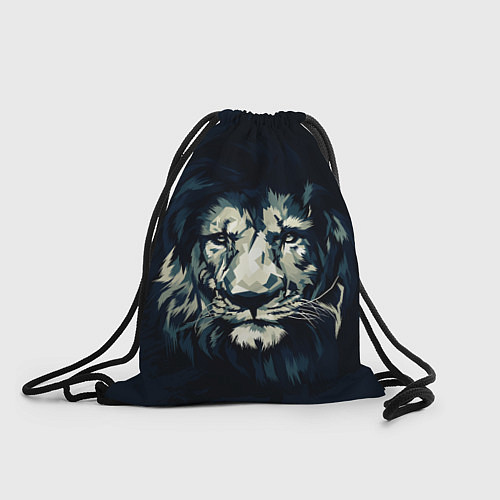Мешок для обуви Голова царя-зверей льва / 3D-принт – фото 1