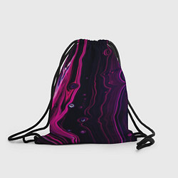 Рюкзак-мешок Фиолетовые линии песка во тьме, цвет: 3D-принт