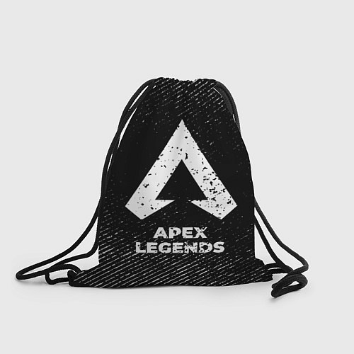 Мешок для обуви Apex Legends с потертостями на темном фоне / 3D-принт – фото 1