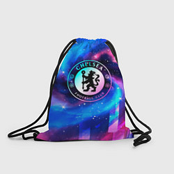 Рюкзак-мешок Chelsea неоновый космос, цвет: 3D-принт