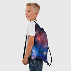 Рюкзак-мешок Ошеломительный бескрайний космос, цвет: 3D-принт — фото 2