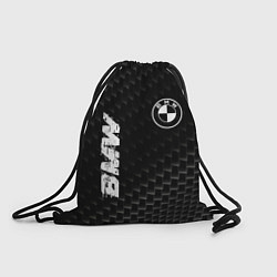 Рюкзак-мешок BMW карбоновый фон, цвет: 3D-принт