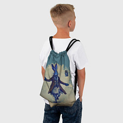 Рюкзак-мешок Кролик колдует над подарками, цвет: 3D-принт — фото 2