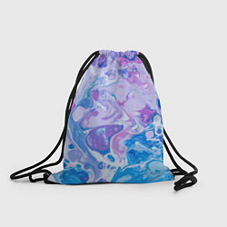 Рюкзак-мешок Абстрактные разводы краски, цвет: 3D-принт