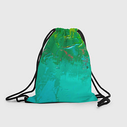 Рюкзак-мешок Абстрактные краски - текстура, цвет: 3D-принт
