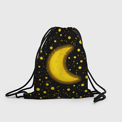 Рюкзак-мешок Полумесяц и звезды, цвет: 3D-принт