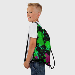 Рюкзак-мешок Токсичные пузыри, цвет: 3D-принт — фото 2