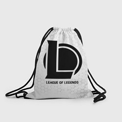 Рюкзак-мешок League of Legends glitch на светлом фоне, цвет: 3D-принт