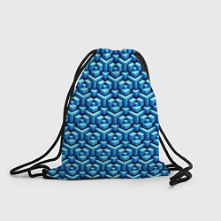 Рюкзак-мешок Объёмные геометрические фигуры, цвет: 3D-принт